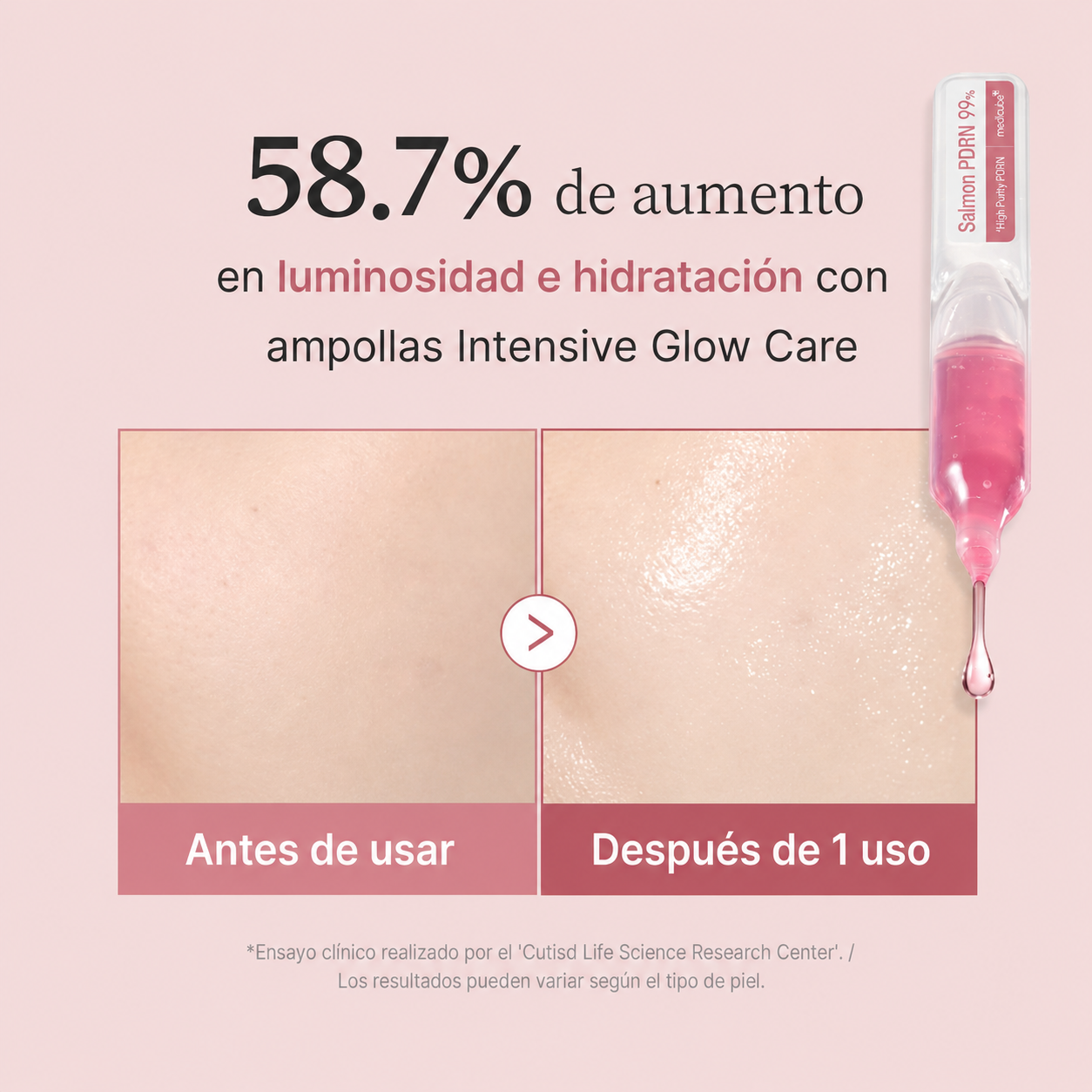 Medicube Salmon DNA PDRN Pink One Day Serum