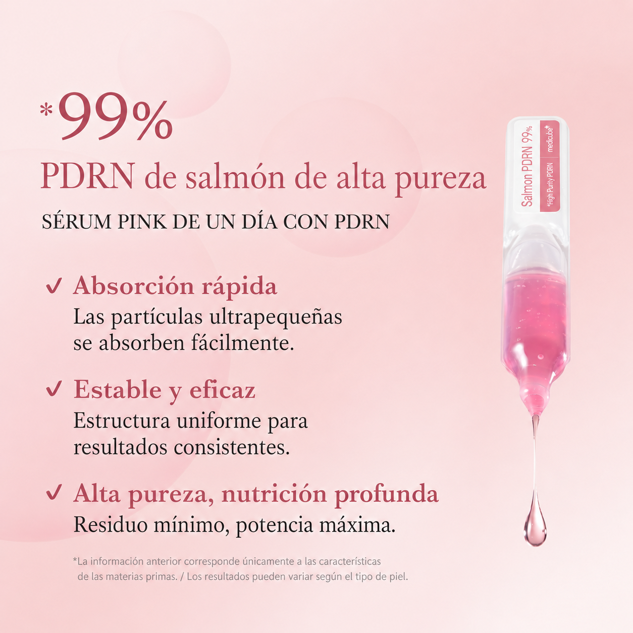 Medicube Salmon DNA PDRN Pink One Day Serum