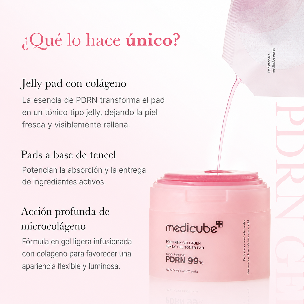 Medicube Toner Pads Salmon DNA PDRN Pink Collagen Jelly Pad